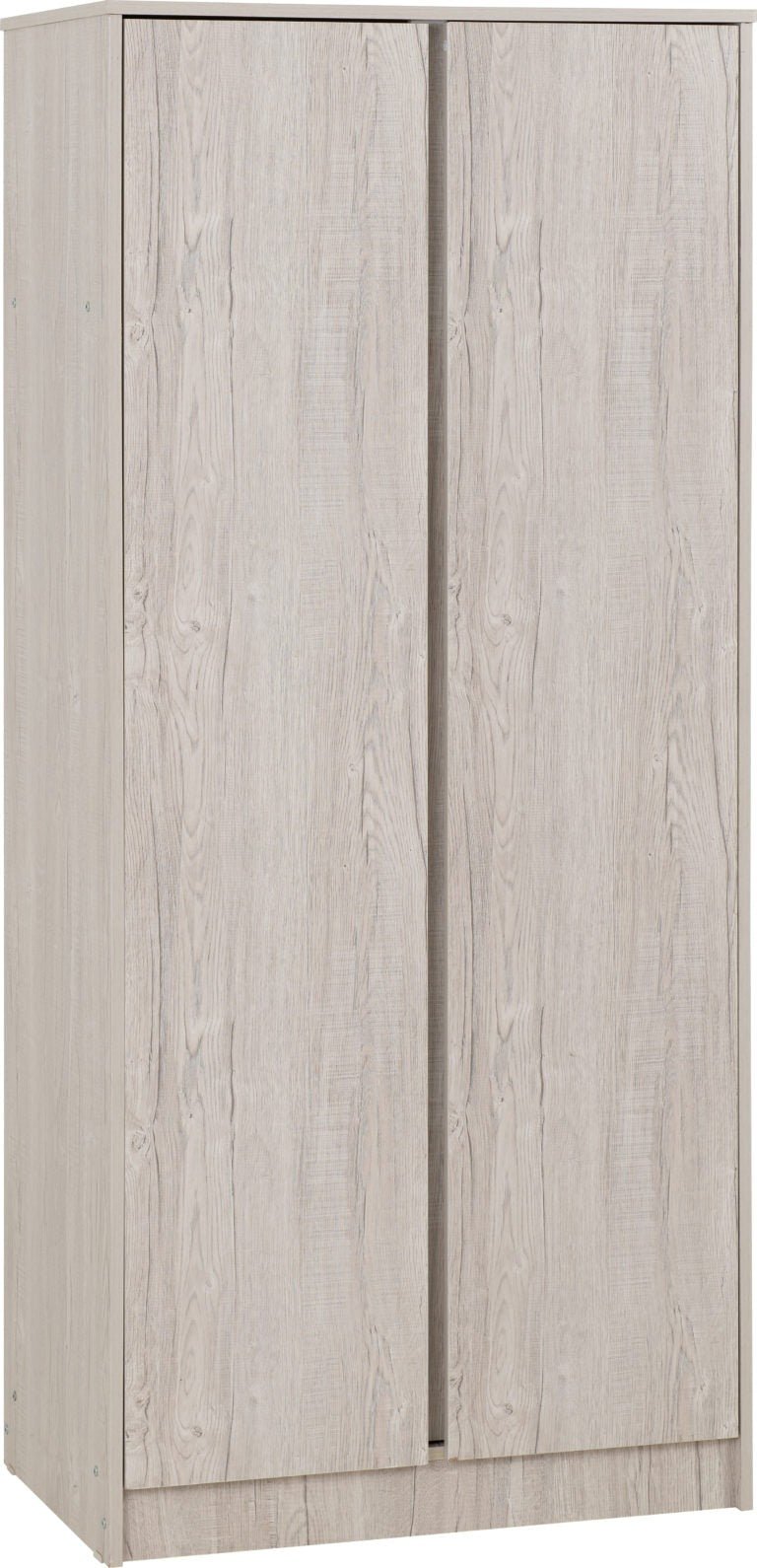 Malvern 4 Piece Bedroom Set With 2 Door Double Wardrobe - Seconique