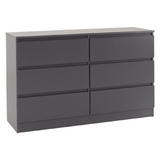 Malvern 6 Drawer Chest - Seconique