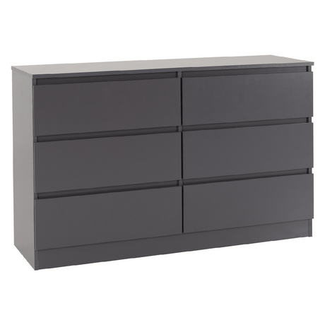 Malvern 6 Drawer Chest - Seconique