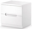 Manhattan 2 Drawer Bedside - Julian Bowen
