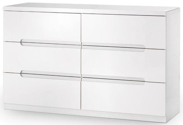Manhattan 6 Drawer Wide Chest - Julian Bowen