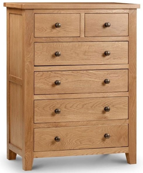 Marlborough 4+2 Drawer Chest - Julian Bowen