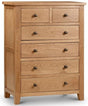 Marlborough 4+2 Drawer Chest - Julian Bowen