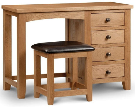 Marlborough Single Pedestal Dressing Table - Julian Bowen
