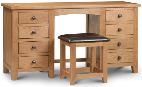 Marlborough Twin Pedestal Dressing Table - Julian Bowen