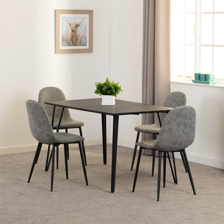 Marlow Dining Set with Athens Chairs - Seconique