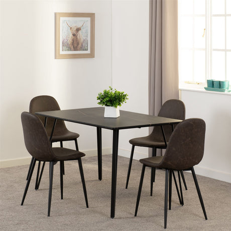 Marlow Dining Set with Athens Chairs - Seconique