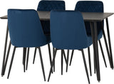 Marlow Dining Set with Avery Chairs - Seconique