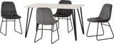 Marlow Dining Set with Lukas Chairs - Seconique