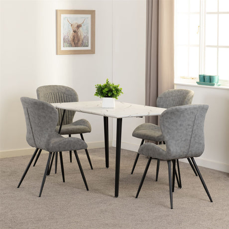 Marlow Dining Set with Quebec Chairs - Seconique