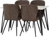 Marlow Dining Set with Quebec Chairs - Seconique