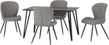 Marlow Dining Set with Quebec Chairs - Seconique