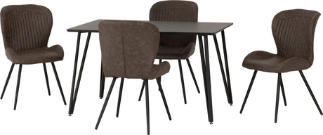 Marlow Dining Set with Quebec Chairs - Seconique
