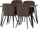 Marlow Dining Set with Quebec Chairs - Seconique