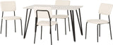 Marlow Dining Set with Sheldon Chairs - Seconique