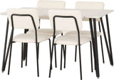 Marlow Dining Set with Sheldon Chairs - Seconique