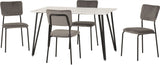 Marlow Dining Set with Sheldon Chairs - Seconique