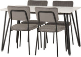 Marlow Dining Set with Sheldon Chairs - Seconique