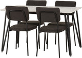 Marlow Dining Set with Sheldon Chairs - Seconique