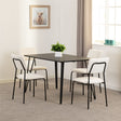 Marlow Dining Set with Sheldon Chairs - Seconique