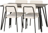 Marlow Dining Set with Sheldon Chairs - Seconique