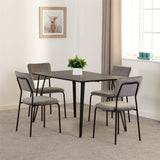 Marlow Dining Set with Sheldon Chairs - Seconique