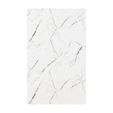 Marlow Marble Effect Dining Table with 4 Velvet Dining Chairs - Seconique