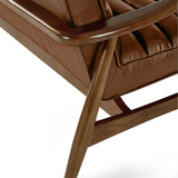 Marshall Faux Leather 2 Seater Sofa - Julian Bowen