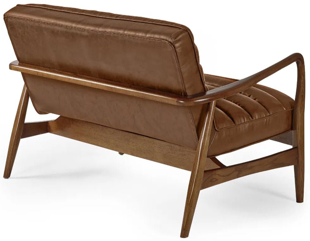 Marshall Faux Leather 2 Seater Sofa - Julian Bowen