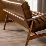 Marshall Faux Leather 2 Seater Sofa - Julian Bowen