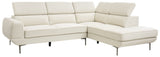 Martina Velvet Right Hand Corner Terminal Sofa - TGC