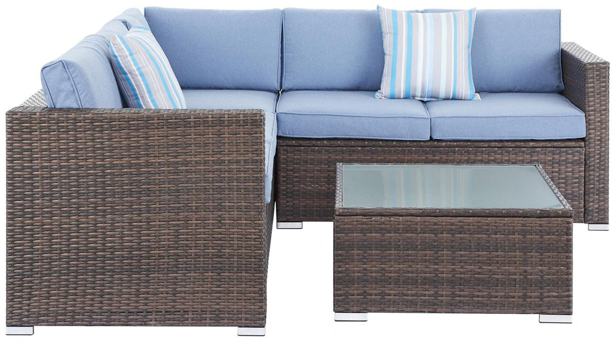 Medina 4 Piece Rattan Garden Corner Sofa Set - TGC