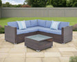 Medina 4 Piece Rattan Garden Corner Sofa Set - TGC