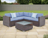 Medina 4 Piece Rattan Garden Corner Sofa Set - TGC
