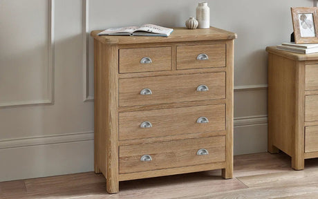 Memphis 3 + 2 Drawer Chest - Julian Bowen