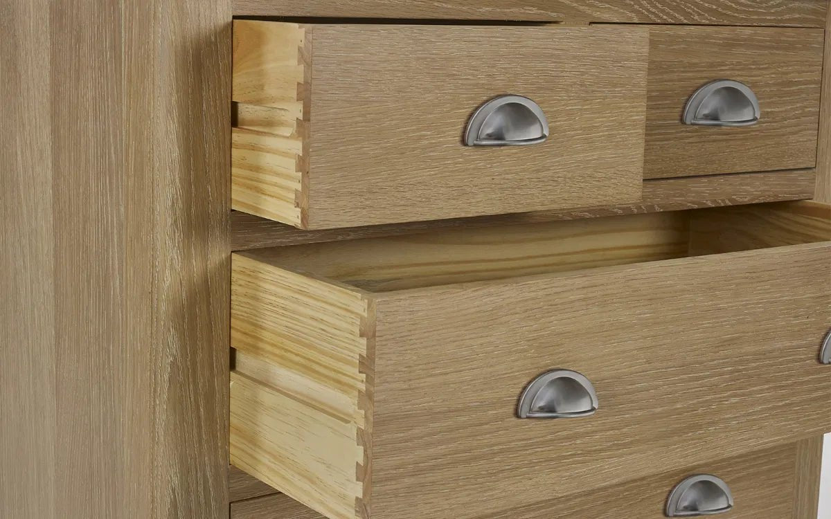 Memphis 3 + 2 Drawer Chest - Julian Bowen