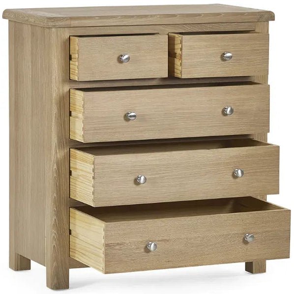 Memphis 3 + 2 Drawer Chest - Julian Bowen