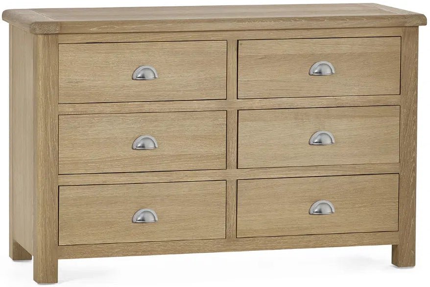 Memphis 6 Drawer Wide Chest - Julian Bowen