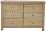 Memphis 6 Drawer Wide Chest - Julian Bowen