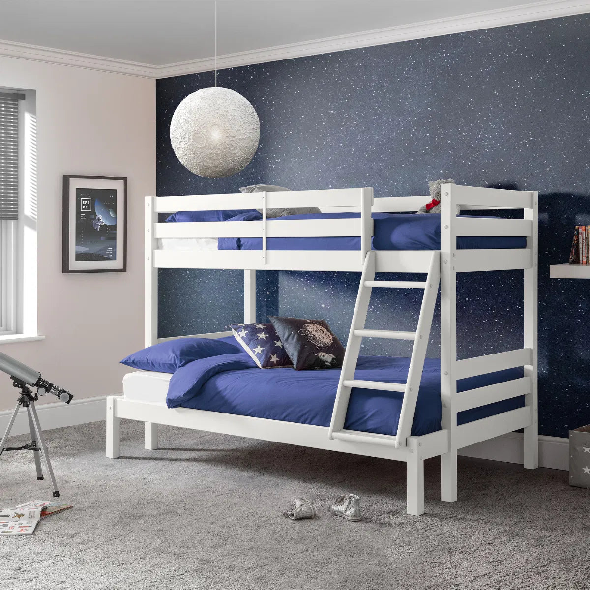 Merlin 3ft and 4ft Triple Sleeper Bunk - Julian Bowen
