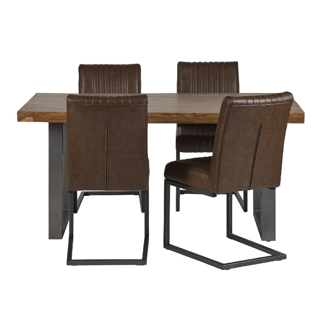 Metropolis Industrial Dining Table - Indian Hub
