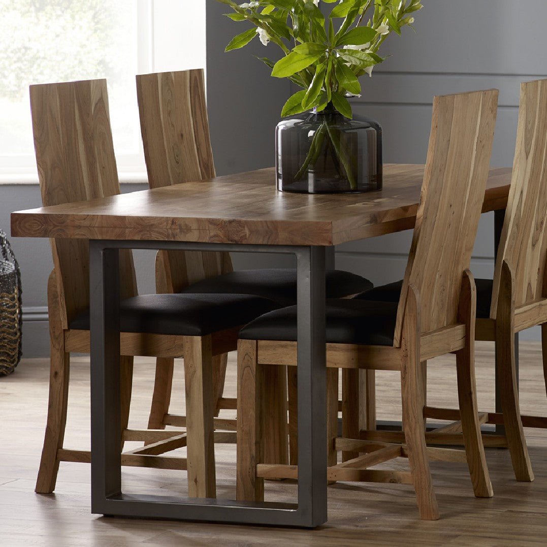 Metropolis Industrial Dining Table - Indian Hub