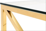 Miami Glass Top Coffee Table - Julian Bowen