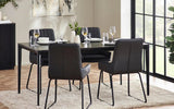 Miami Stone Top Dining Table - Julian Bowen
