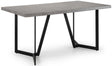 Miller Concrete Dining Table - Julian Bowen
