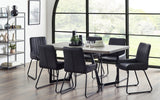 Miller Concrete Dining Table - Julian Bowen