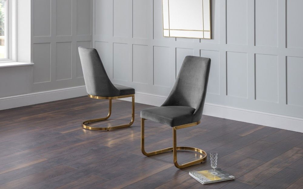 Minori Dining Table & 6 Vittoria Dining Chairs - Julian Bowen