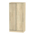 Monaco 2 Door 100cm Sliding Wardrobe - Welcome Furniture