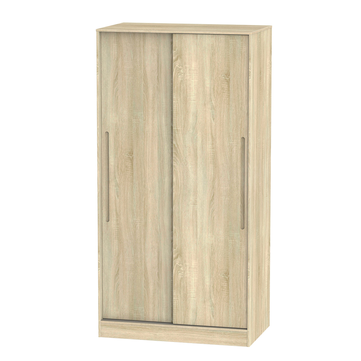 Monaco 2 Door 100cm Sliding Wardrobe - Welcome Furniture