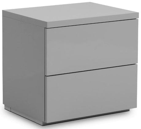 Monaco 2 Drawer Bedside - Julian Bowen